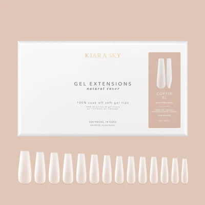 Kiara Sky Sculpted Gel Extensions - Extra Long Coffin