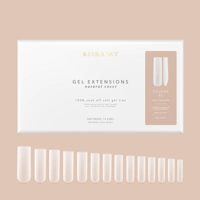 Kiara Sky Sculpted Gel Extensions - Extra Long Square