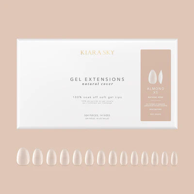 Kiara Sky Natural Gel Extensions - Extra Short Almond