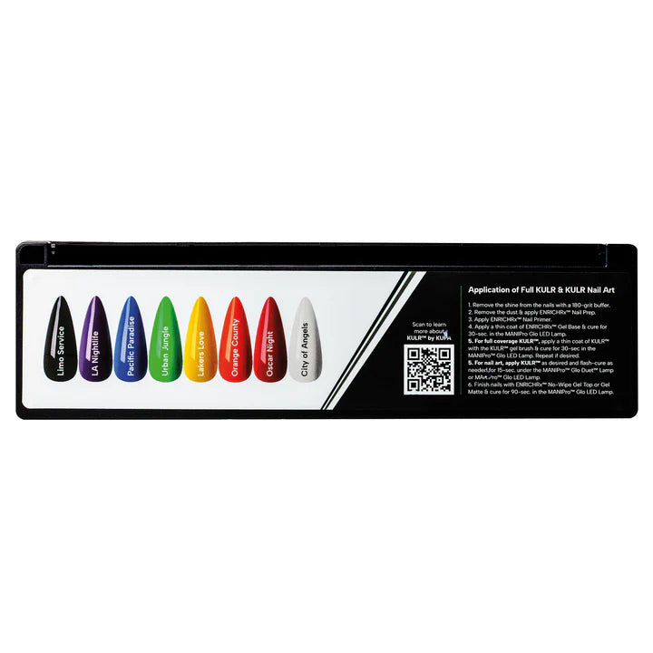 Kulr Cream Gel Palette - LA Confidential Collection back