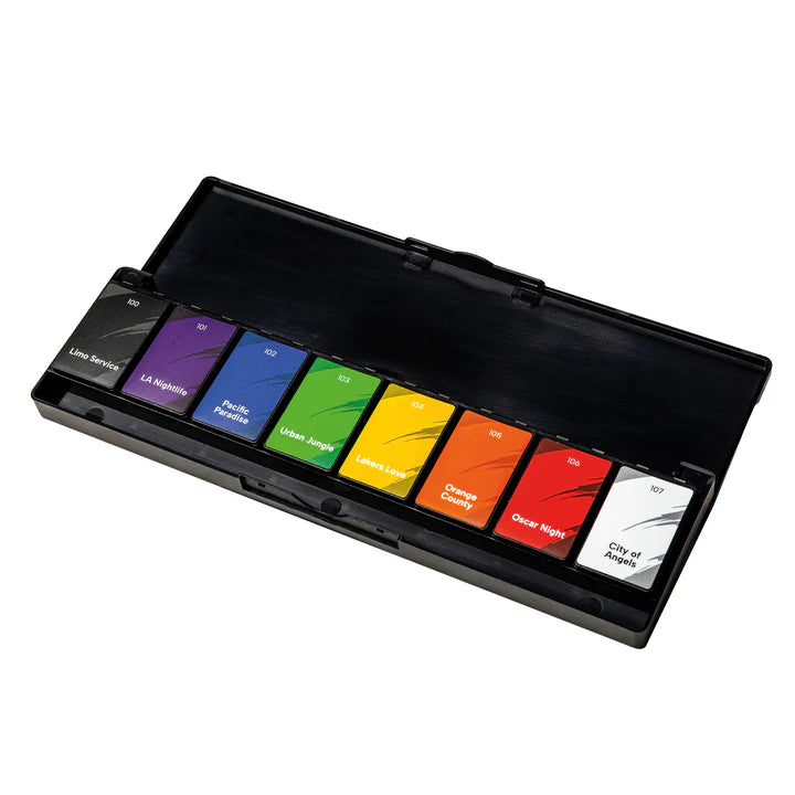 Kulr Cream Gel Palette - LA Confidential Collection open