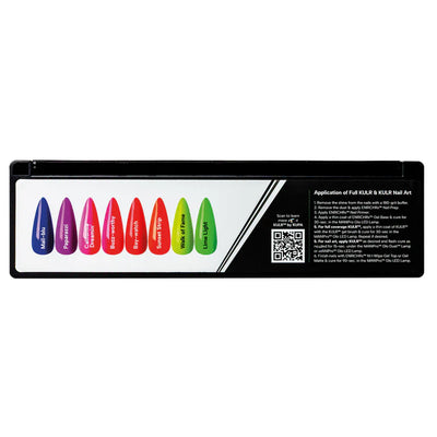 Kulr Cream Gel Palette - Venice Afternoon Collection back