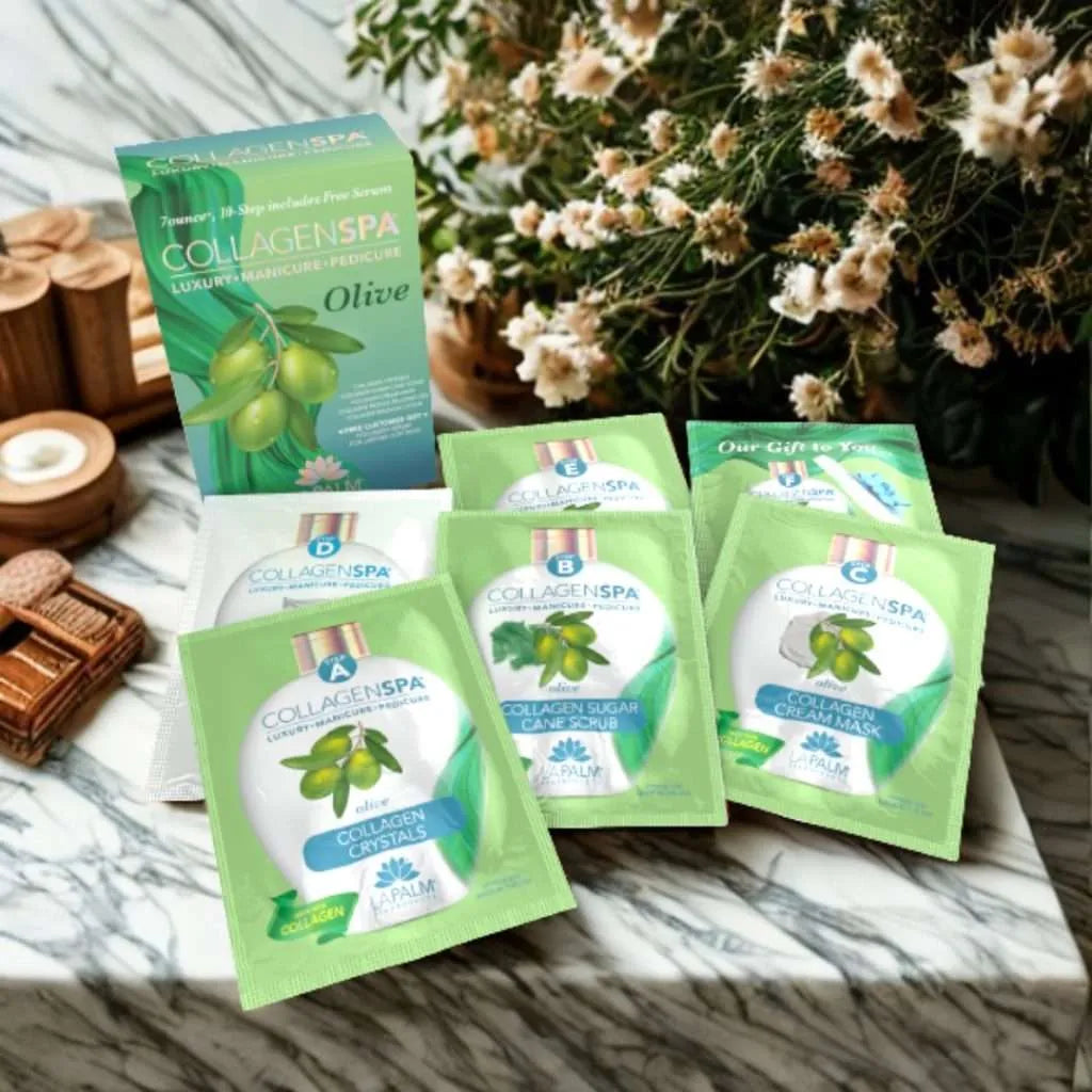 LaPalm Collagen Spa 10 Step Kit - Olive packets