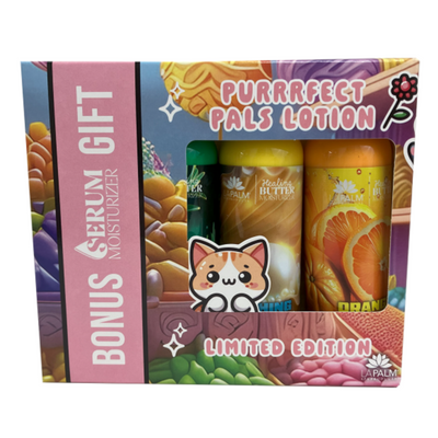 Lapalm Purrrfect Pals Holiday Lotion Gift Box