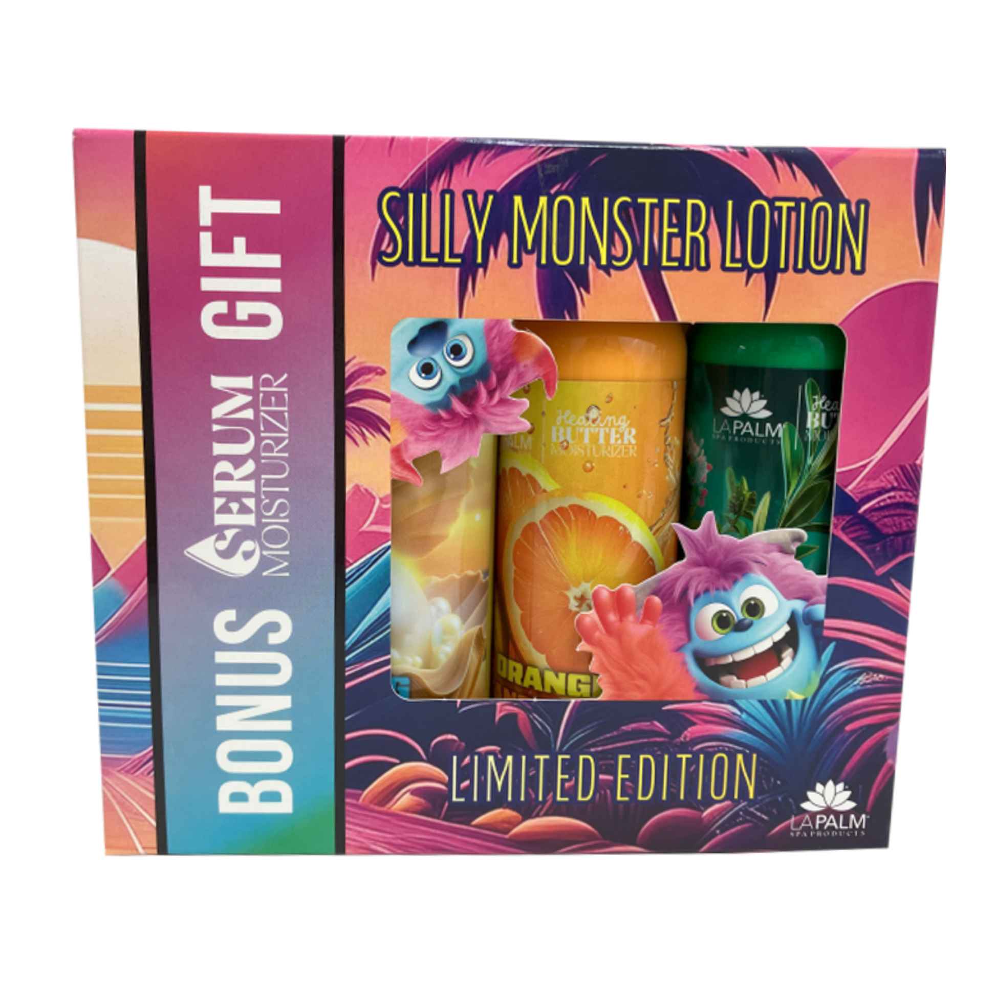 a monsterous holiday Lapalm Silly Monster Holiday Lotion Gift Box