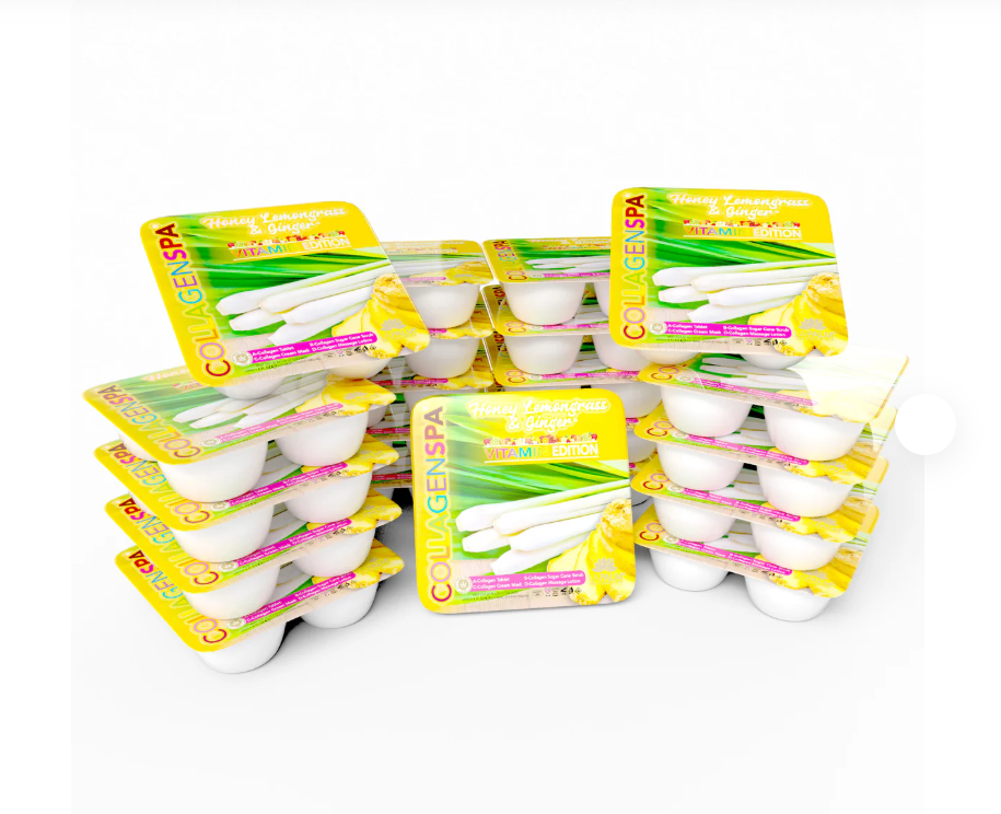 Lapalm Collagen Spa 4 Step Pedi Tray - Lemongrass