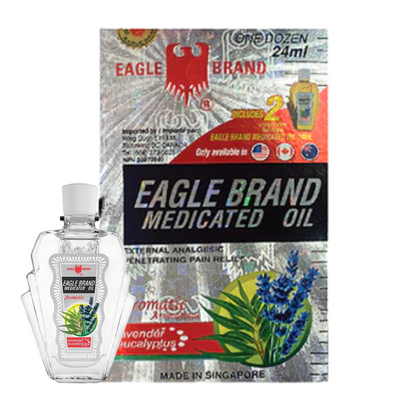 Eagle Brand Medicated Oil 24ml - Lavender Eucalyptus