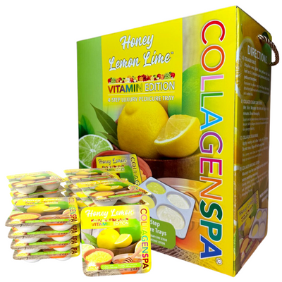 Lapalm Collagen Spa 4 Step Pedi Tray - Honey Lemon