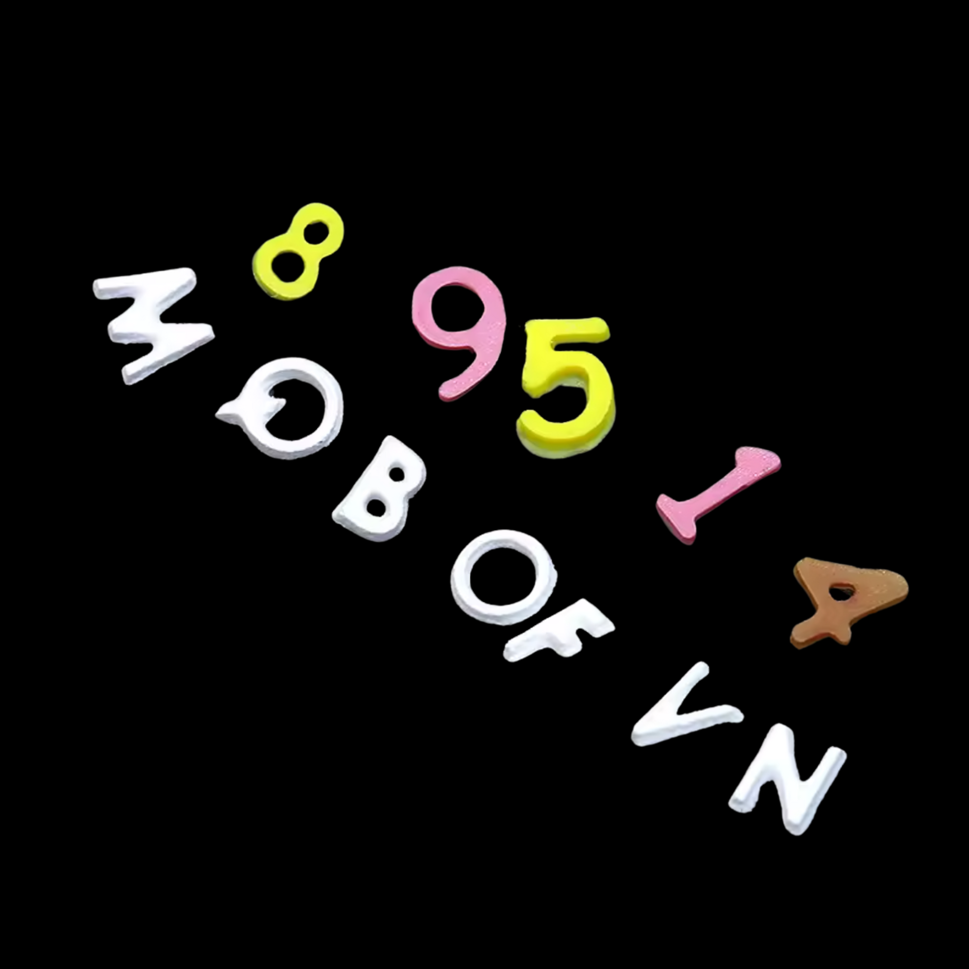 Silicone Mold - Alphabet example 1