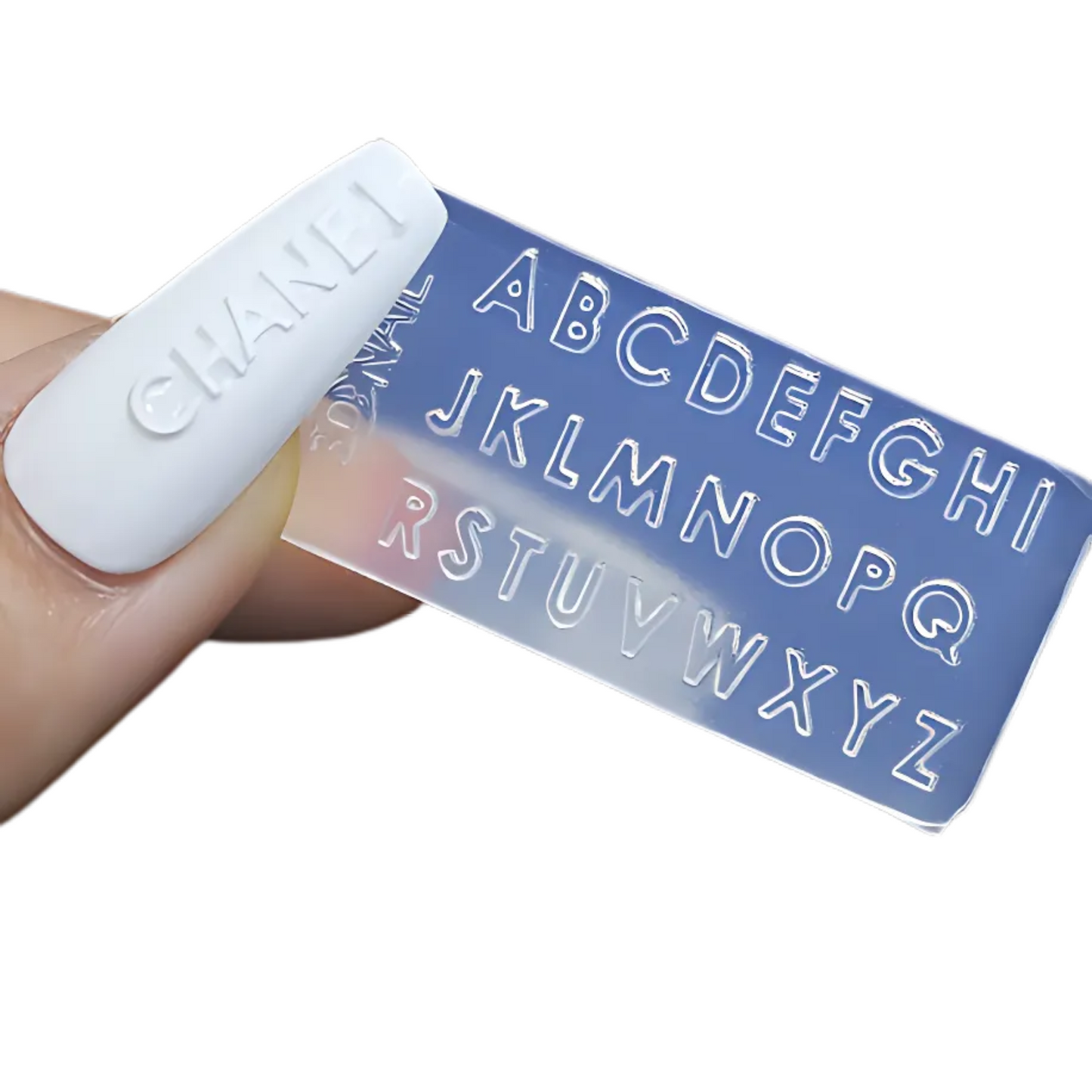 Silicone Mold - Alphabet example 3