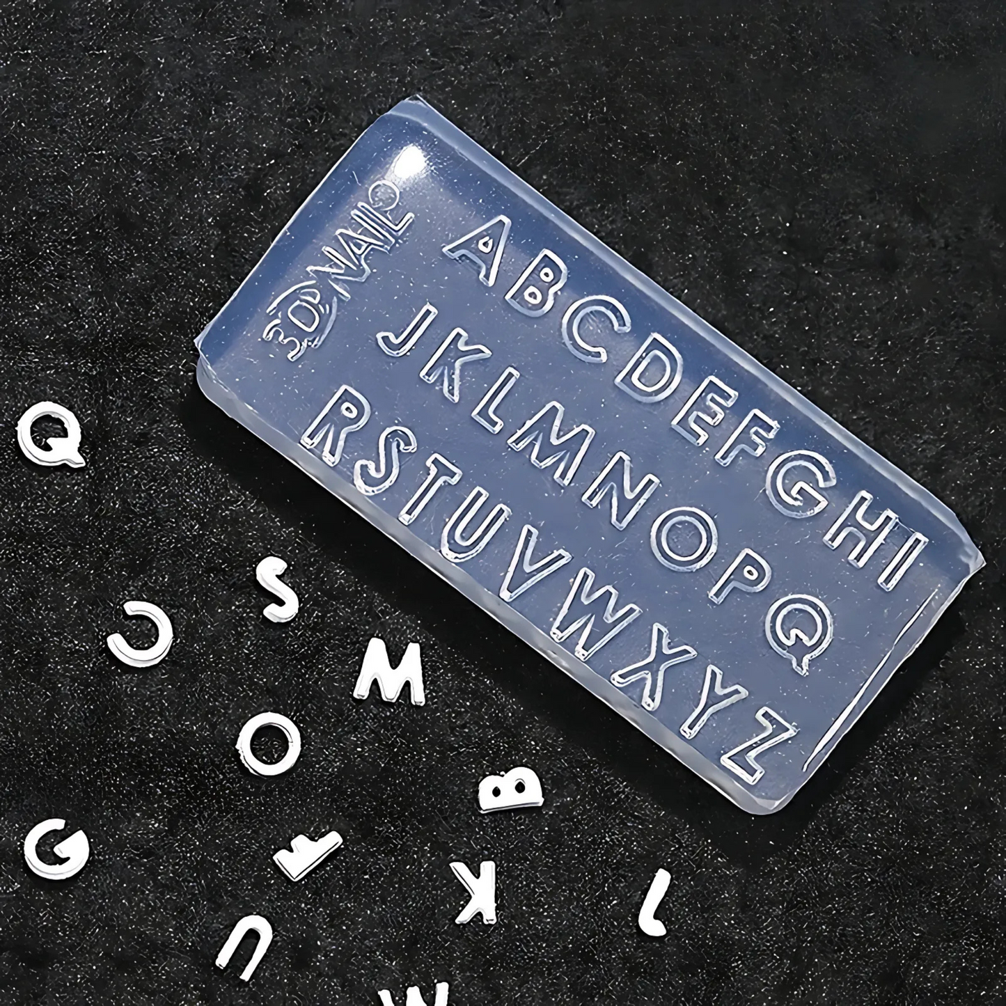 Silicone Mold - Alphabet example 2