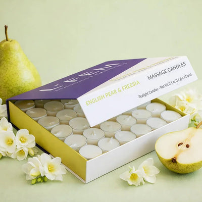 L'Fem Massage Candles 72pc - English Pear & Freesia