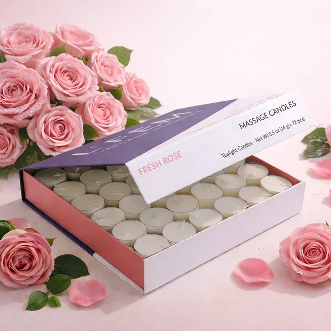 L'Fem Massage Candles 72pc - Fresh Rose