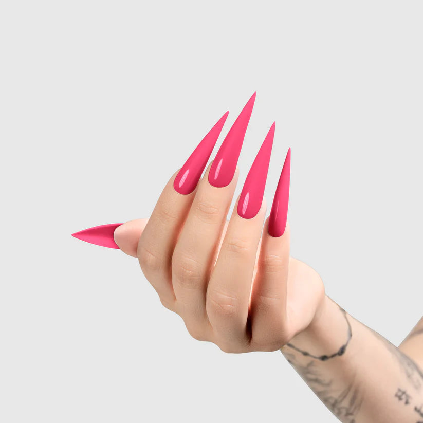 Chaun Legend Gel - LG5185 Hot Mess Magenta hand