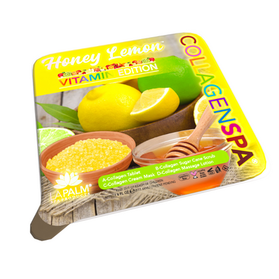 Honey Lemon Collagen Spa 4 Step Pedi Tray by LaPalm