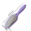 Stainless Steel Double-sided Foot File - Black measurements