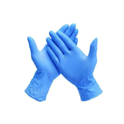 Nitrile Blue Gloves - Large