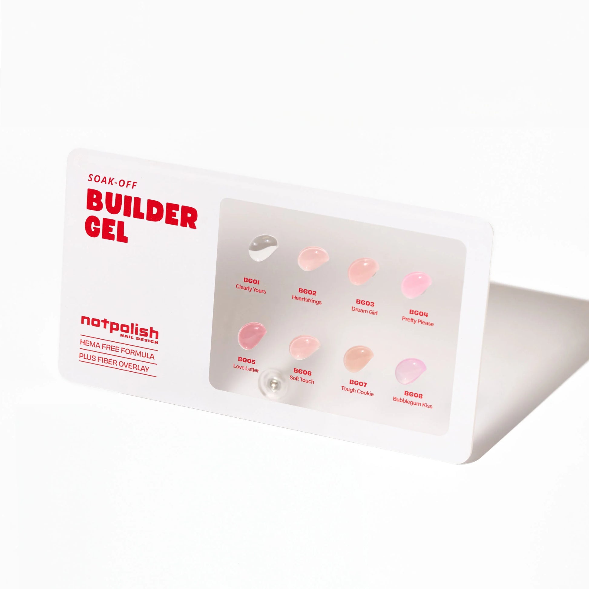 Notpolish 1oz Builder Gel 8pc Bundle swatch