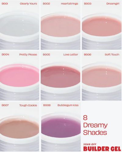 Notpolish Builder Gel 8pc Bundle colors