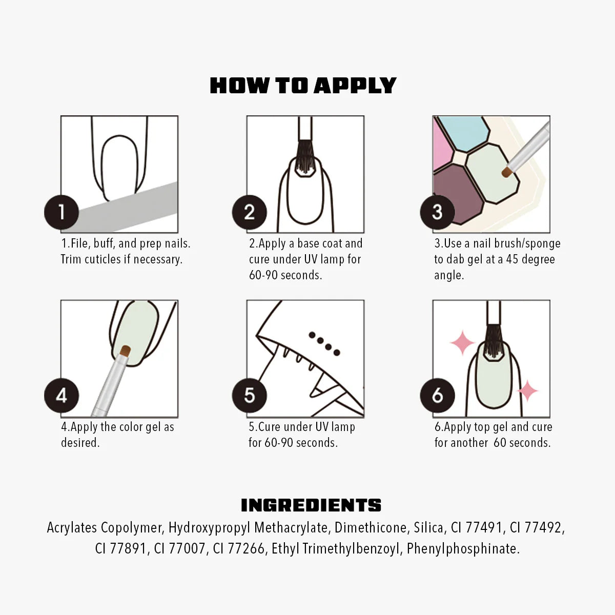 Notpolish gel pallette info