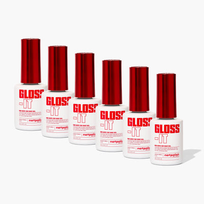 NOTPOLISH Gloss It Gel Top Coat 6pc
