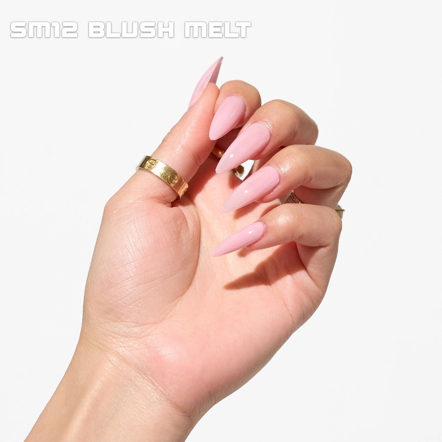 Notpolish Sheer Melts - SM12 Blush Melt Hand