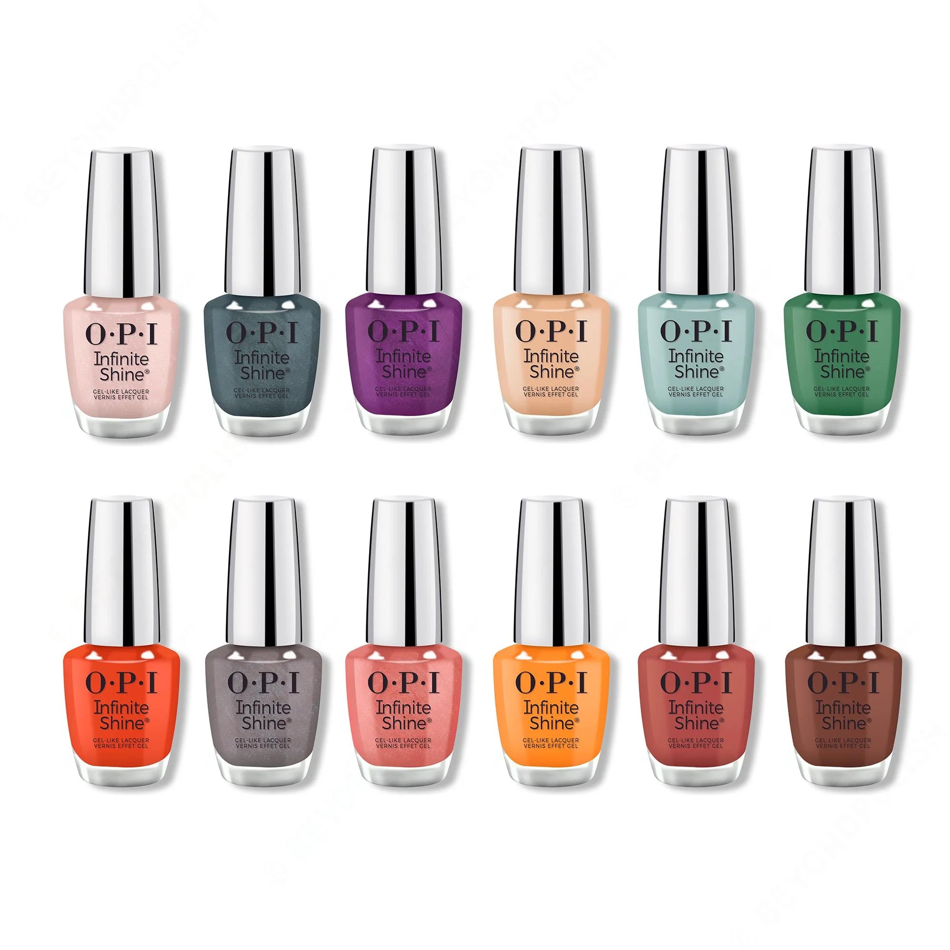 OPI What's Your Mani-tude? Fall Collection 2025 - Infinite Shine bottles