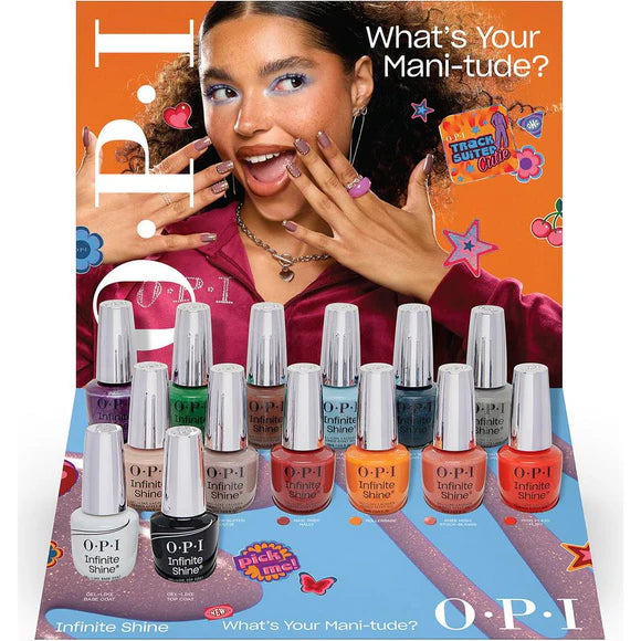 OPI What's Your Mani-tude? Fall Collection 2025 - Infinite Shine display