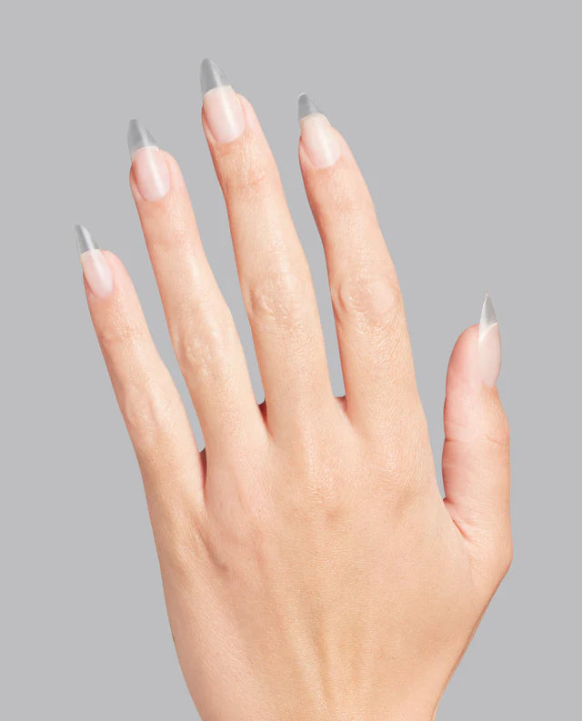 OPI GELevate Soft Gel Tips - Clear Almond hand 2