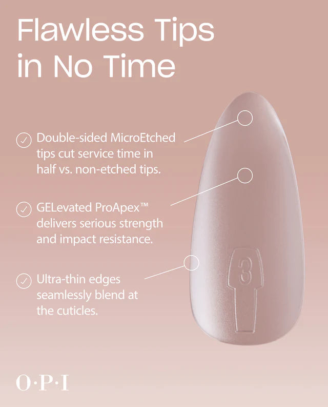 OPI GELevate Soft Gel Tips info
