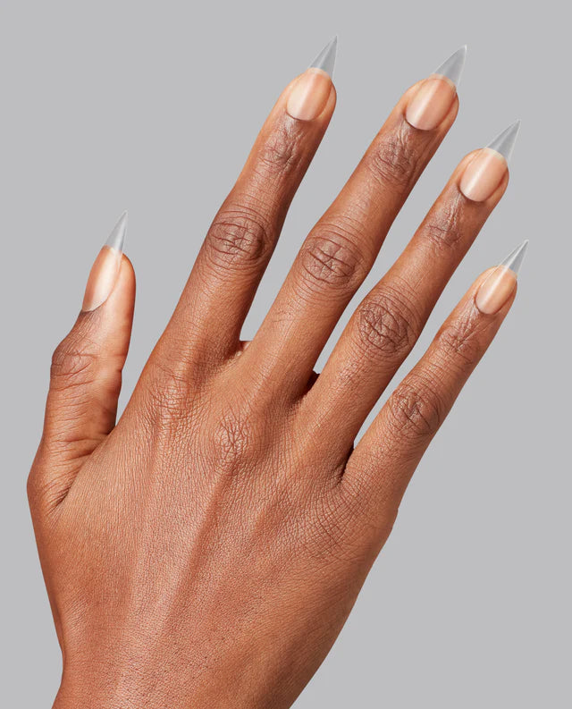 OPI GELevate Soft Gel Tips - Clear Stiletto hand