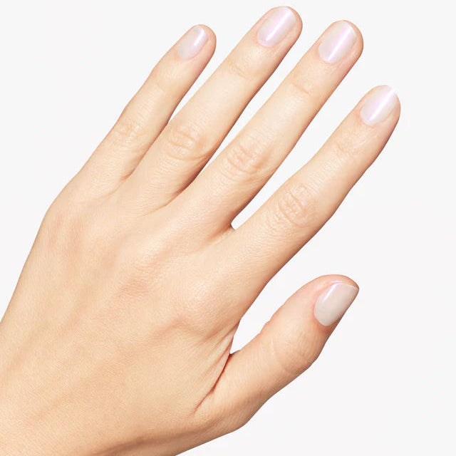 OPI Infinite Shine L195 - Kyoto Oyster hand