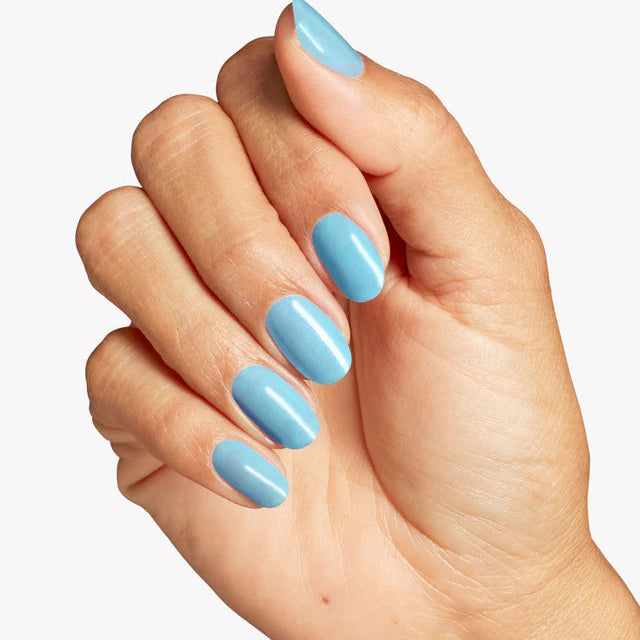 OPI Infinite Shine L206 Sea Me Now hand