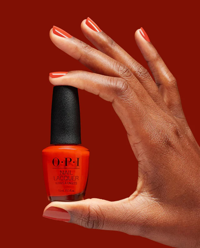 OPI Polish F034 Totally Red-ical bottle