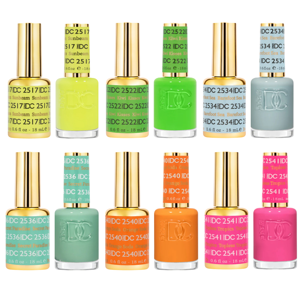 DND DC Summer Gel & Polish 6pc Bundle - Aloha Hues