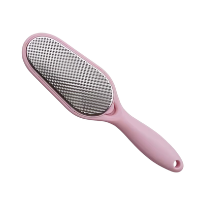 Stainless Steel Double-sided Foot File - Pink