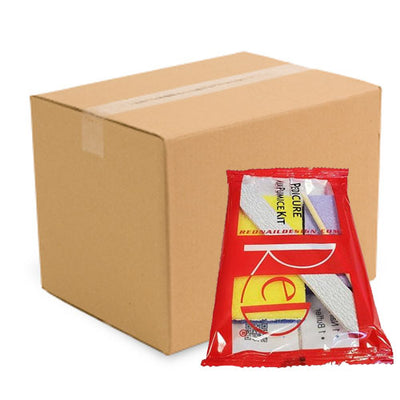 Red Nail Disposable Mix Pumice Kit PMK200 - Blue/Yellow