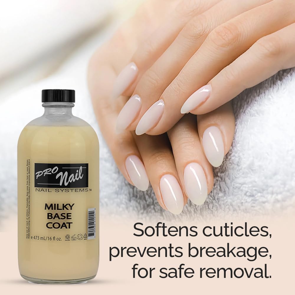 ProNail Milky Base Coat 16oz info 3