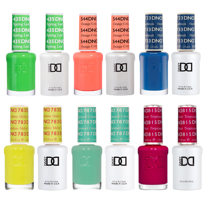 DND Summer Gel & Polish 6pc Bundle - Color Me Summer