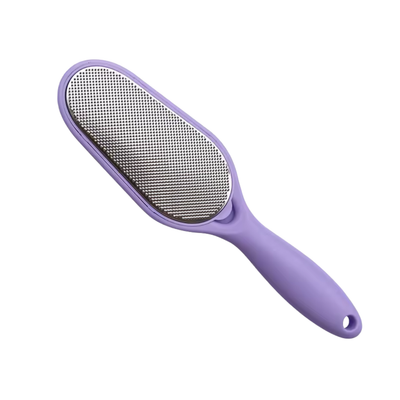 Stainless Steel Double-sided Foot File - Purple