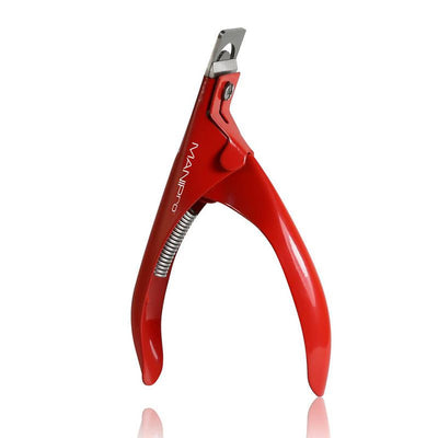 Red Acrylic Nail Tip Cutter by Kupa Manipro