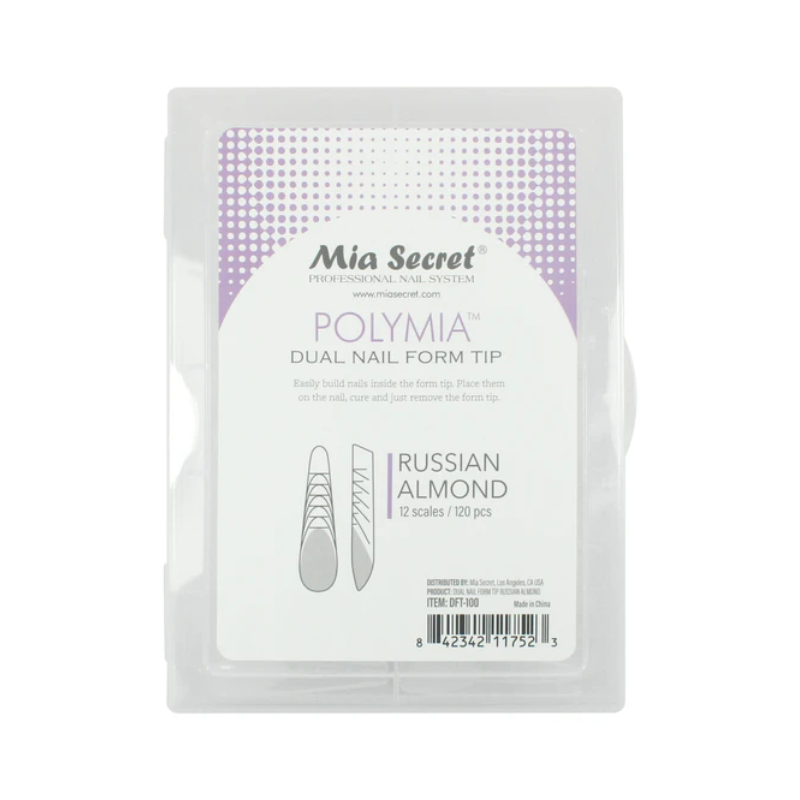 Russian Almond Dual Nail Form Tip by Mia Secret