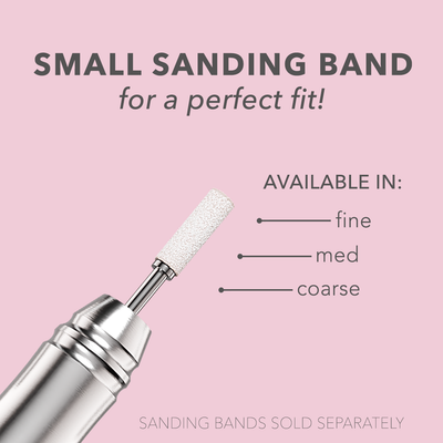 White Medium Small Sanding Bands 50ct By Kiara Sky