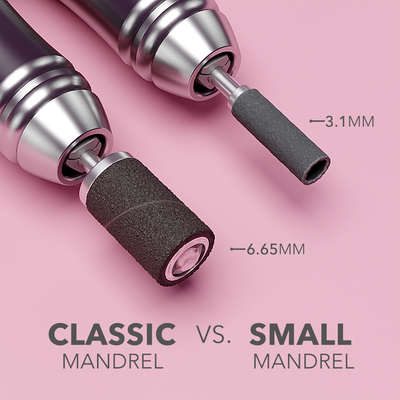 classic mandrel v.s small mandrel by kiara sky