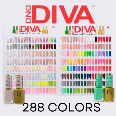 DND Gel & Polish Diva Full Collection - 288 Colors