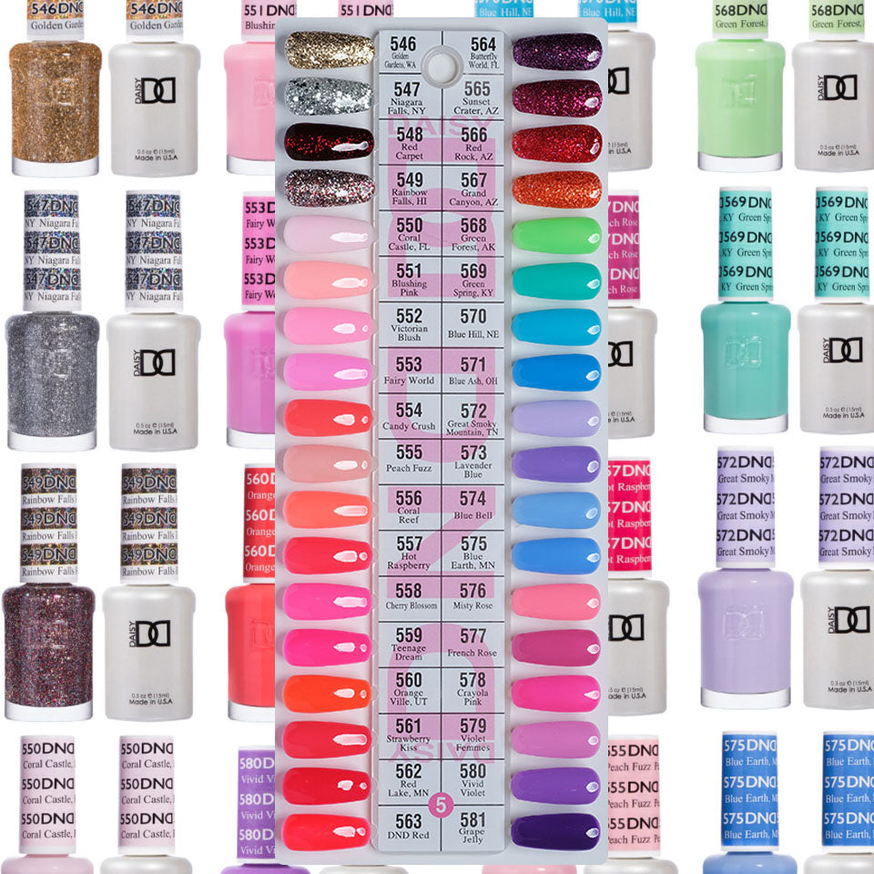 DND Swatch Gel & Polish Collection 5