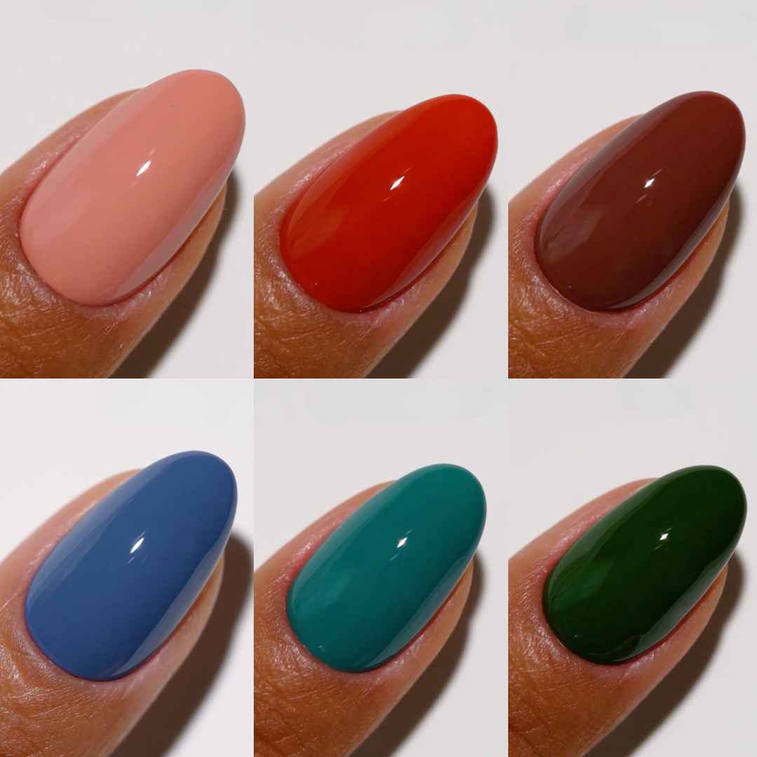 DND DC Fall Gel Polish 6pc Bundle - Warm Tones