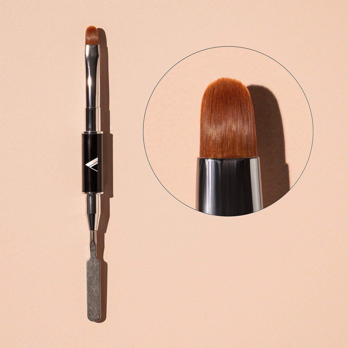 V Beauty Pure Acrygel Brush #8 - Synthetic tip