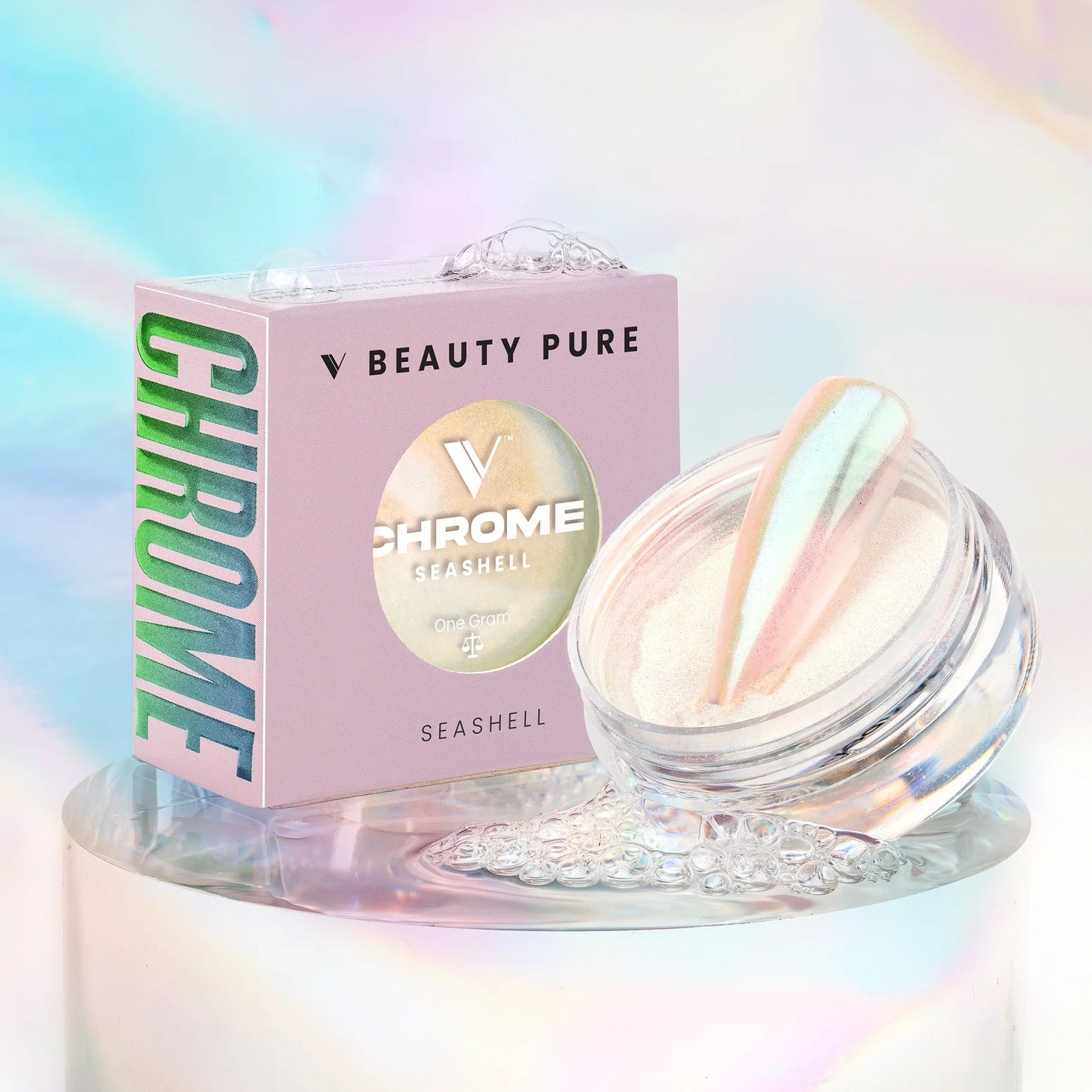 V Beauty Pure Chrome Powder - Seashell