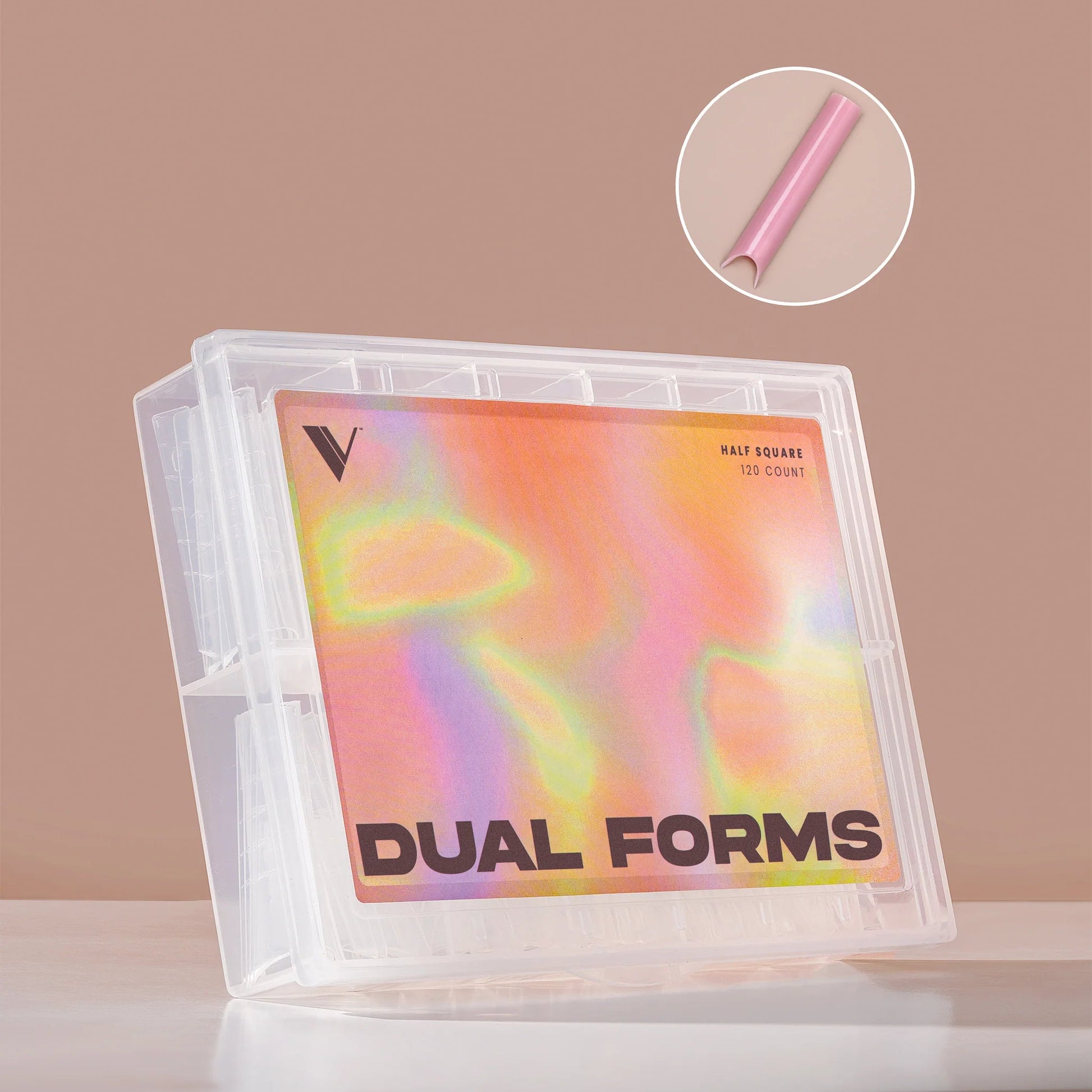 V Beauty Pure Dual Nail Forms - Half Square